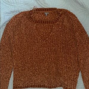 Burnt orange Charlotte Russe sweater